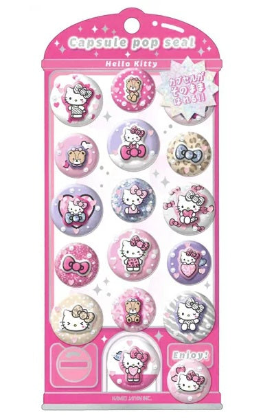 サンリオキャラクターズ カプセルポップシール カミオジャパン Sanrio| ハローキティ・シナモロール他